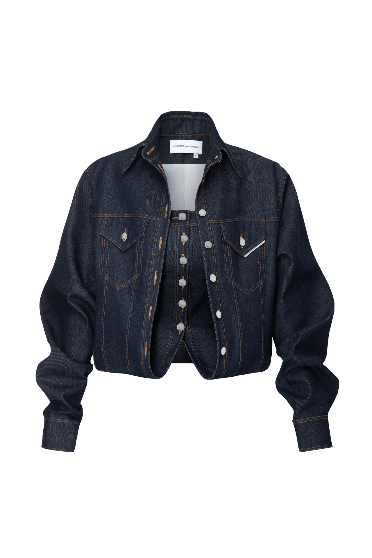 TWISTER DENIM JACKET IN DARK BLUE