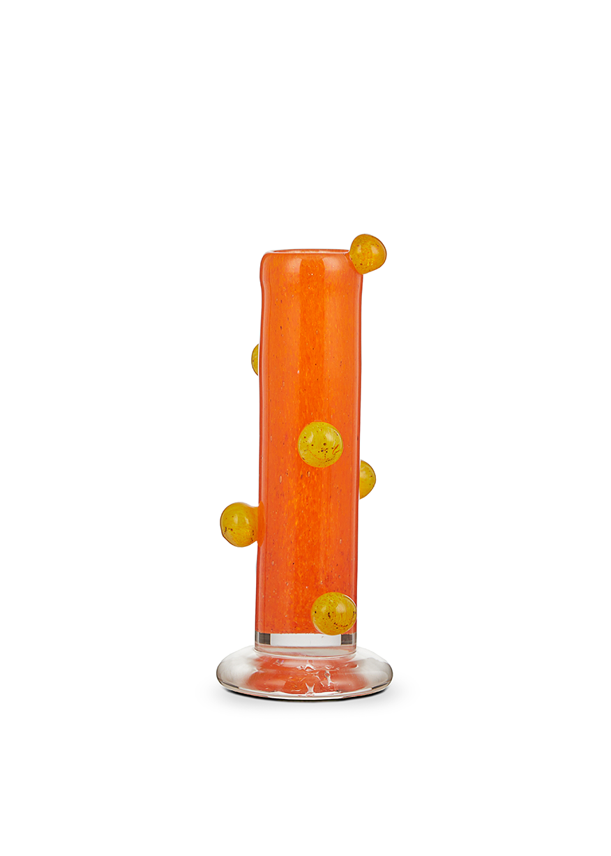 YAKUSH X POLLEN SLIM VASE IN RIPE & ORANGE