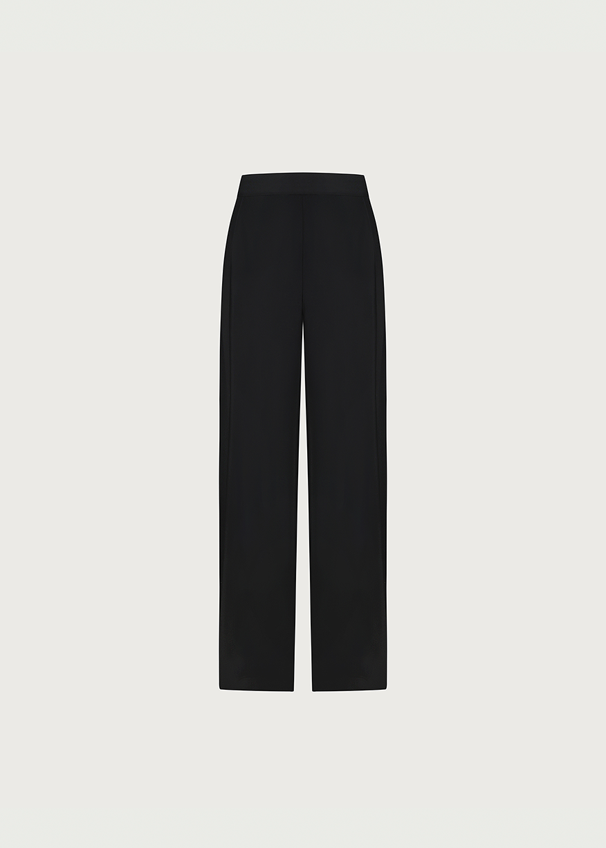 SQUARE TROUSERS IN BLACK