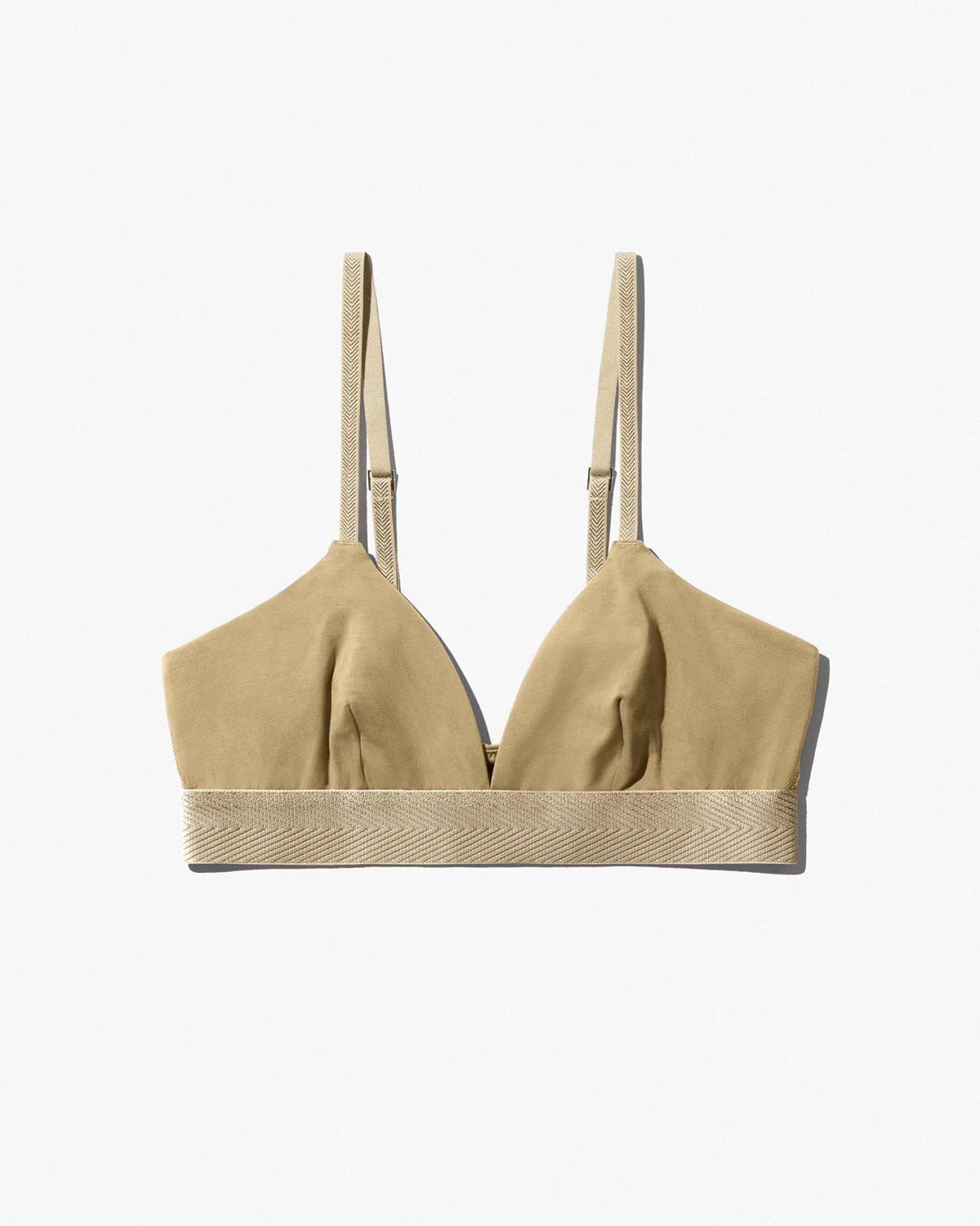 TRIANGLE BRALETTE IN GOLDEN SAND