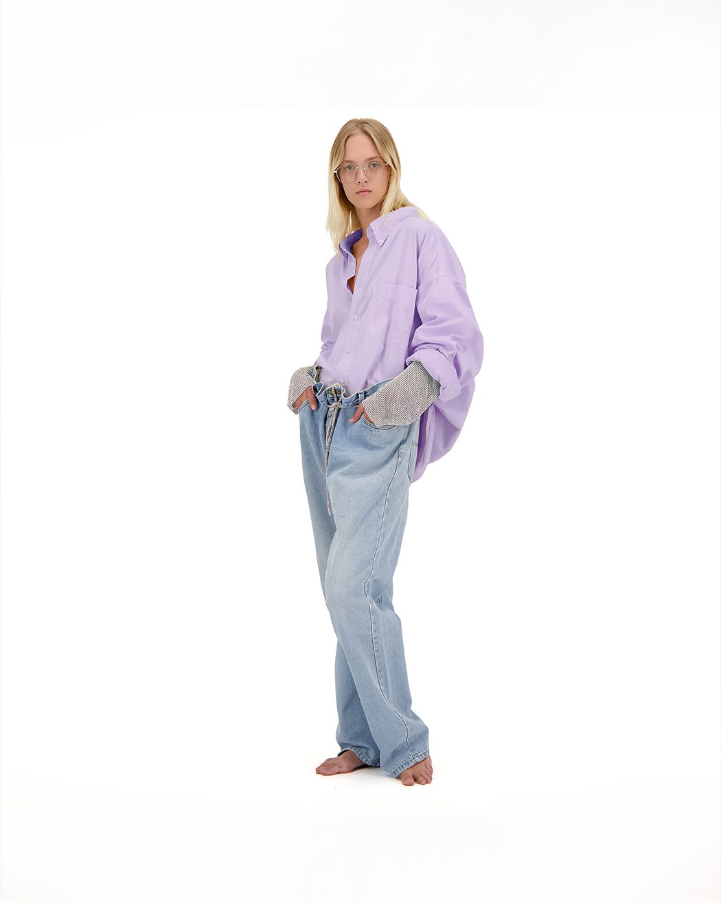 REDESIGNET SHIRT IN 22 LILAC