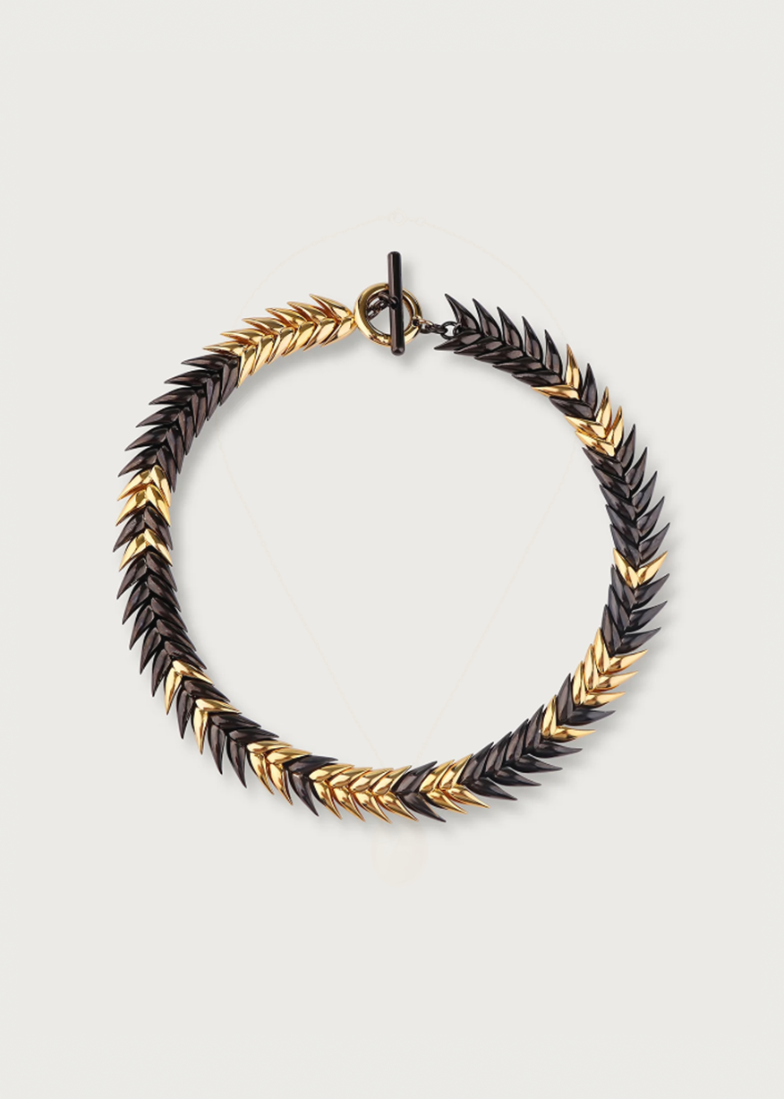 BURNED SPIKELET NECKLACE