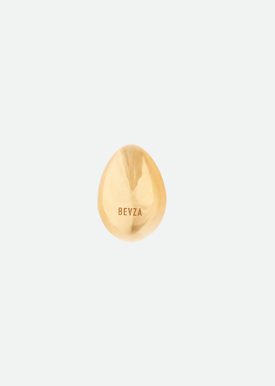 EGG MONO EARRING IN GOLD MEDIUM