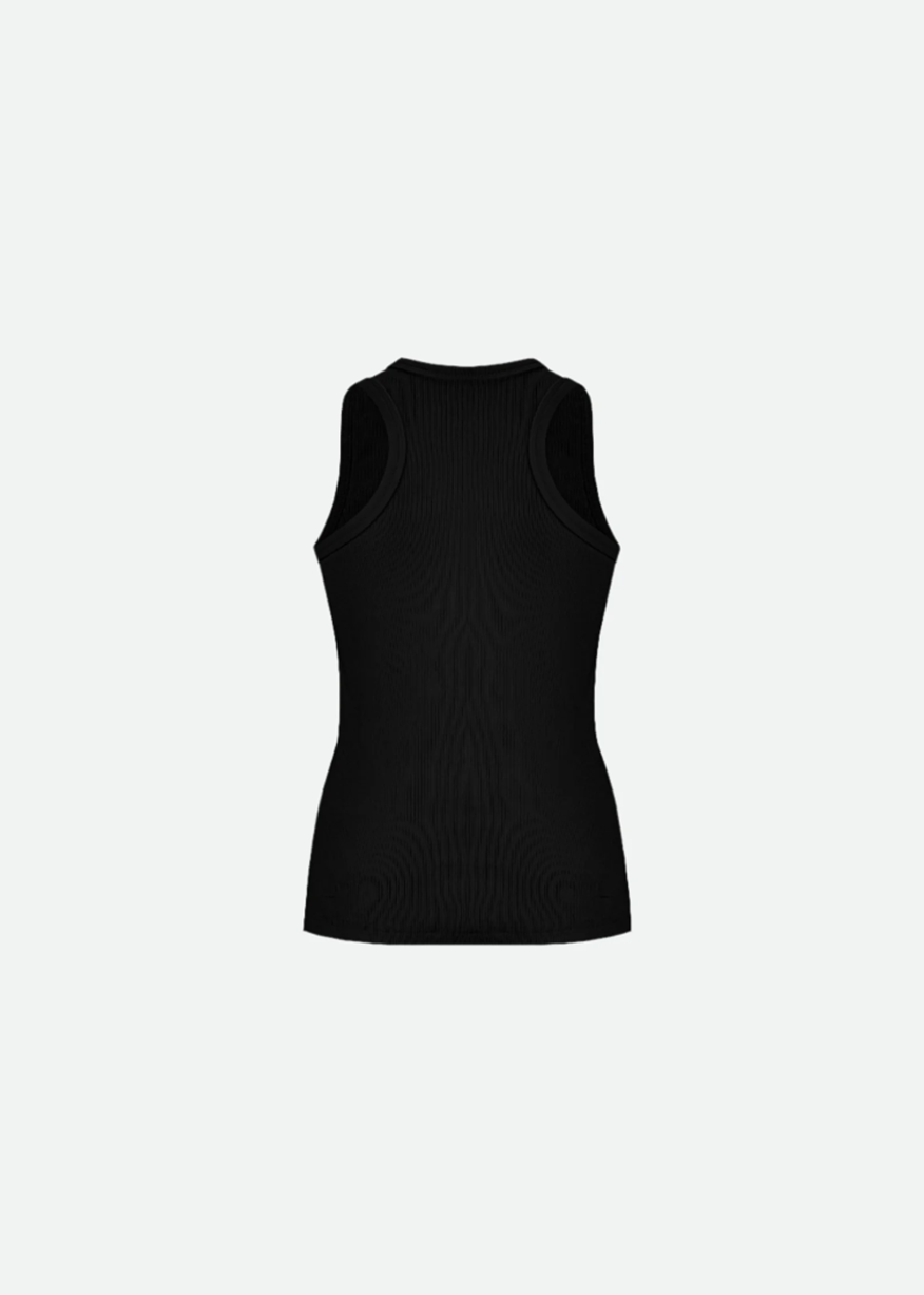 BB MONOGRAM TANK TOP IN BLACK