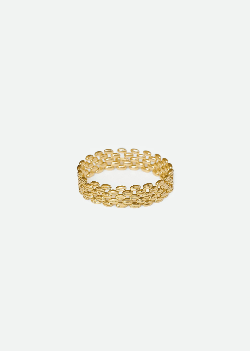 GRAINS BRACELET IN GOLD