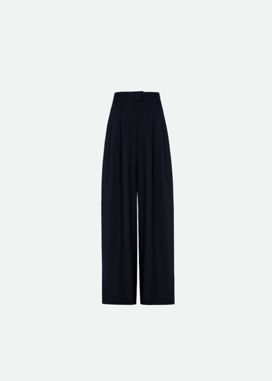 WIDE TROUSERS WITH BRA IN DARK NAVY