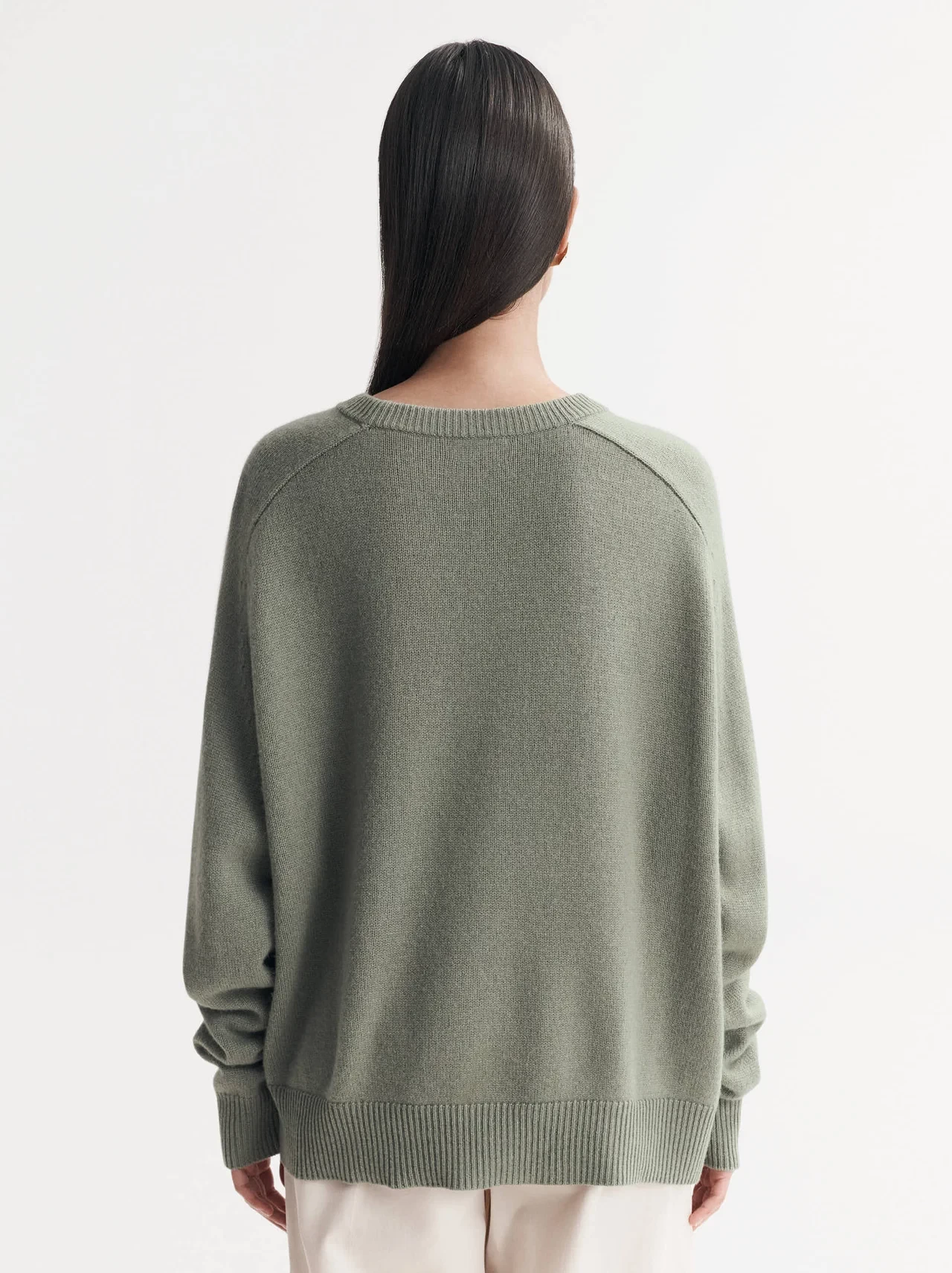 BOYFRIEND O-NECK GREEN