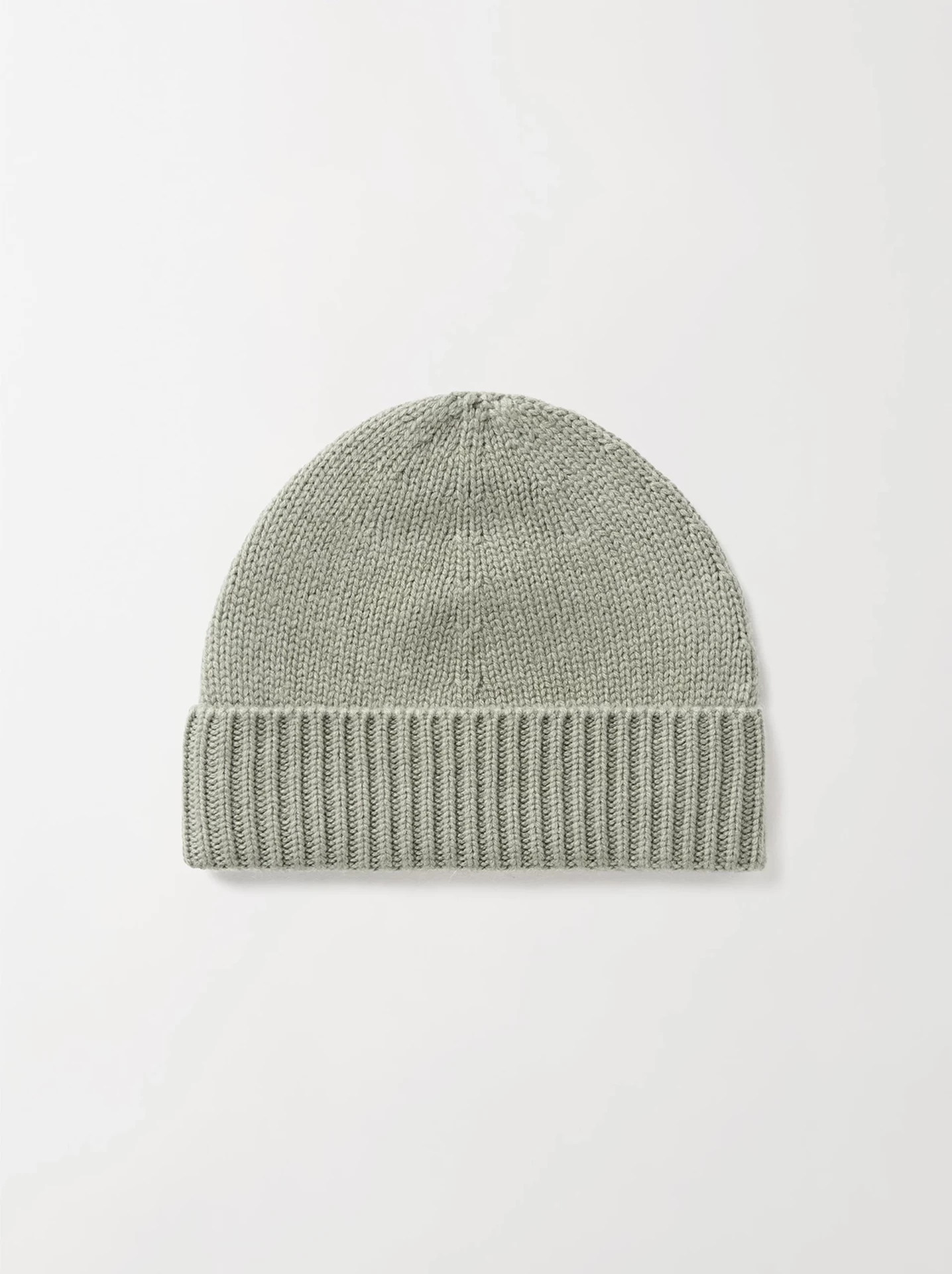 CHUNKY BEANIE IN SAGE GREEN