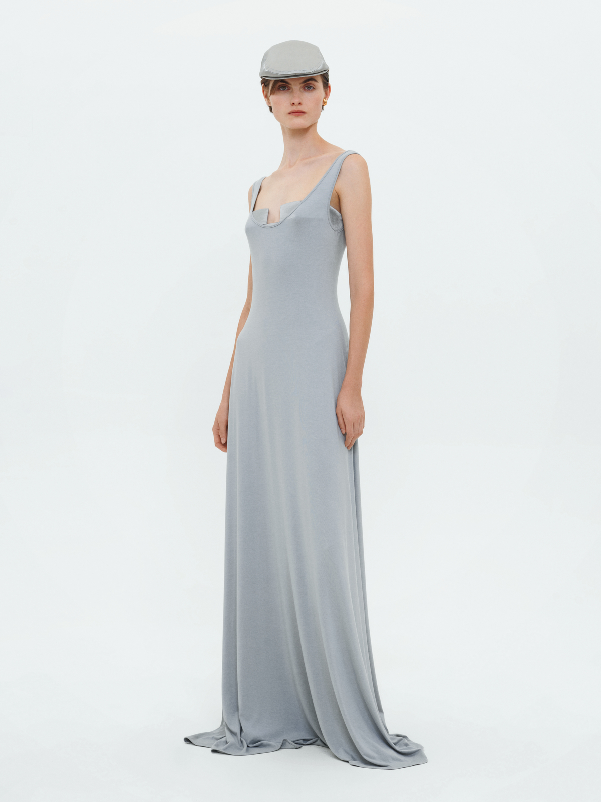 KYIV SUMMER DRESS IN STEEL GREY