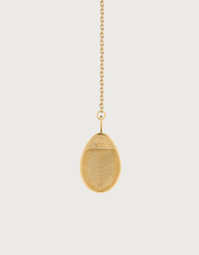 SMALL EGG WITH CHAIN IN GOLD