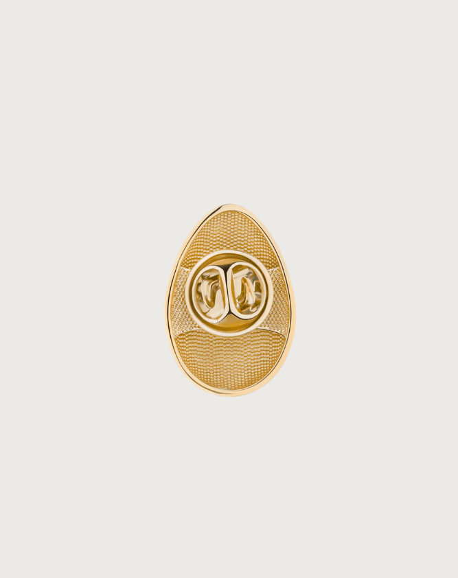 SMALL EGG PIN IN GOLD