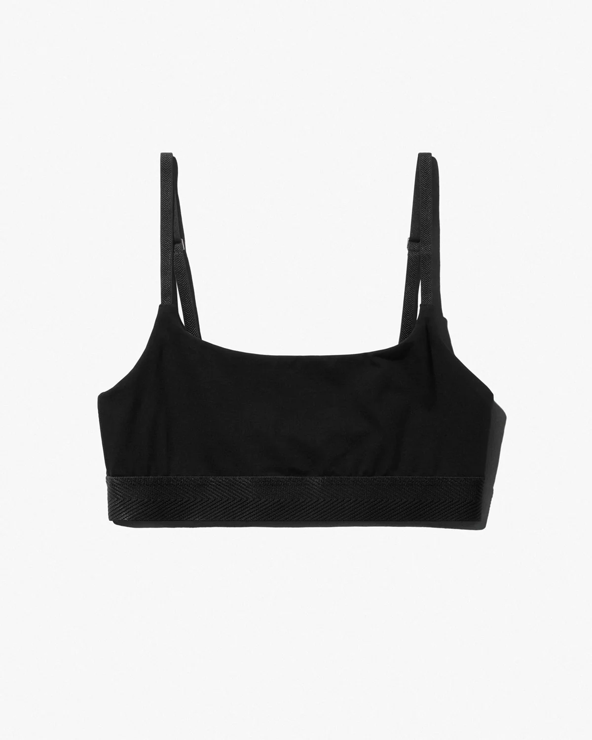 SCOOP BRALETTE IN BLACK