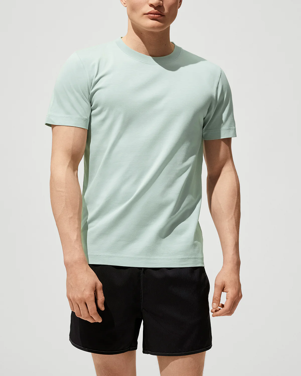 MIDWEIGHT T-SHIRT IN BLUE MIST