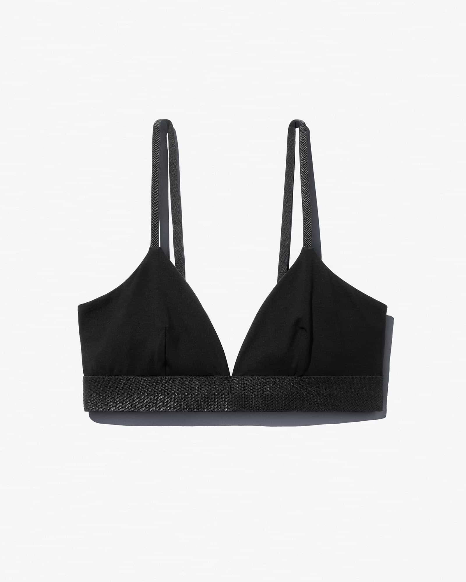 TRIANGLE BRALETTE IN BLACK