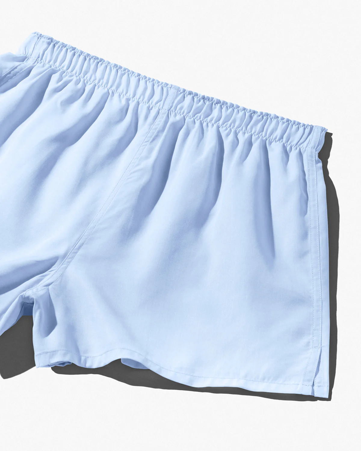 WOVEN BOXER SHORTS IN SKY BLUE