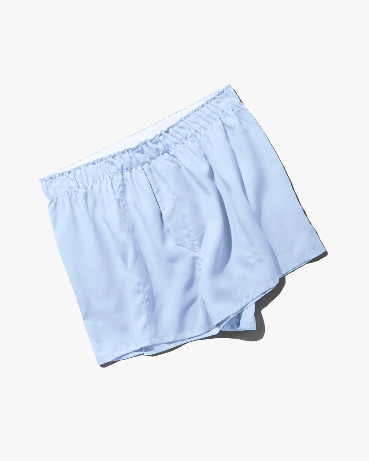 WOVEN BOXER SHORTS IN SKY BLUE