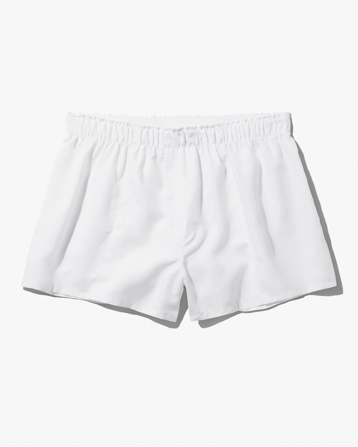 WOVEN BOXER SHORTS IN WHITE