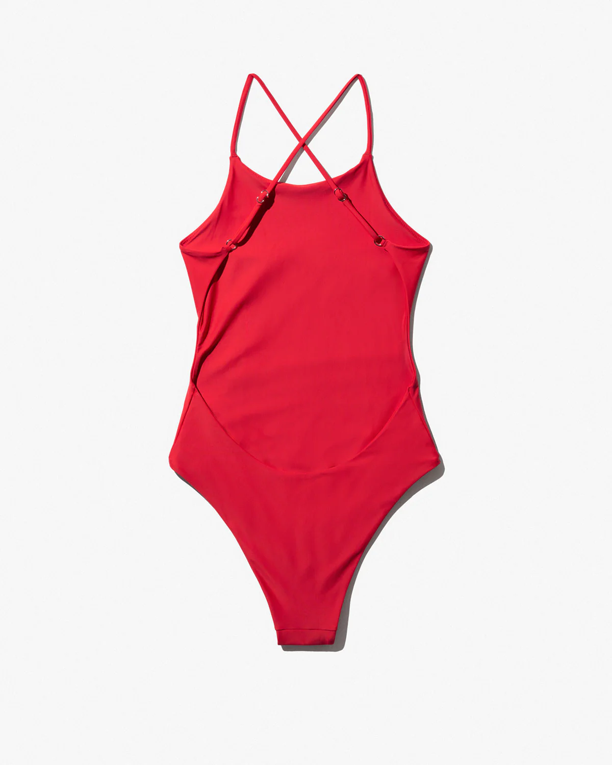 RACER SWIMSUIT IN POPPY RED