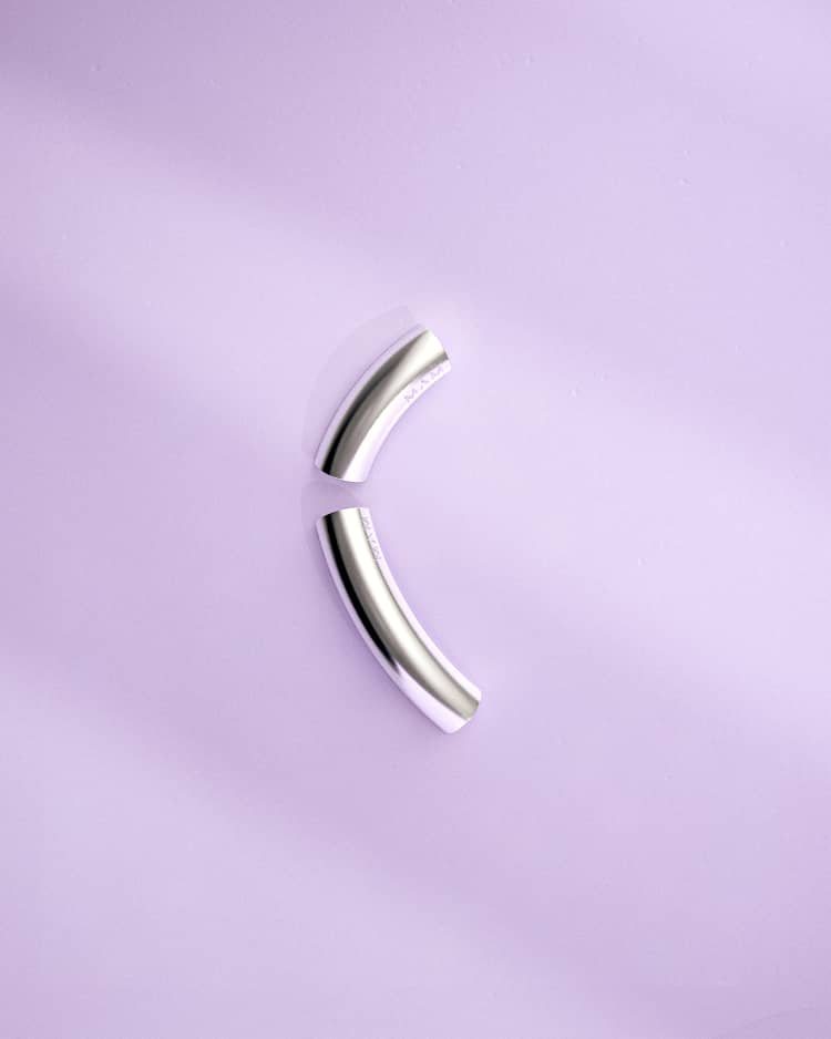 EAR CLIMBER CUFF IN SILVER