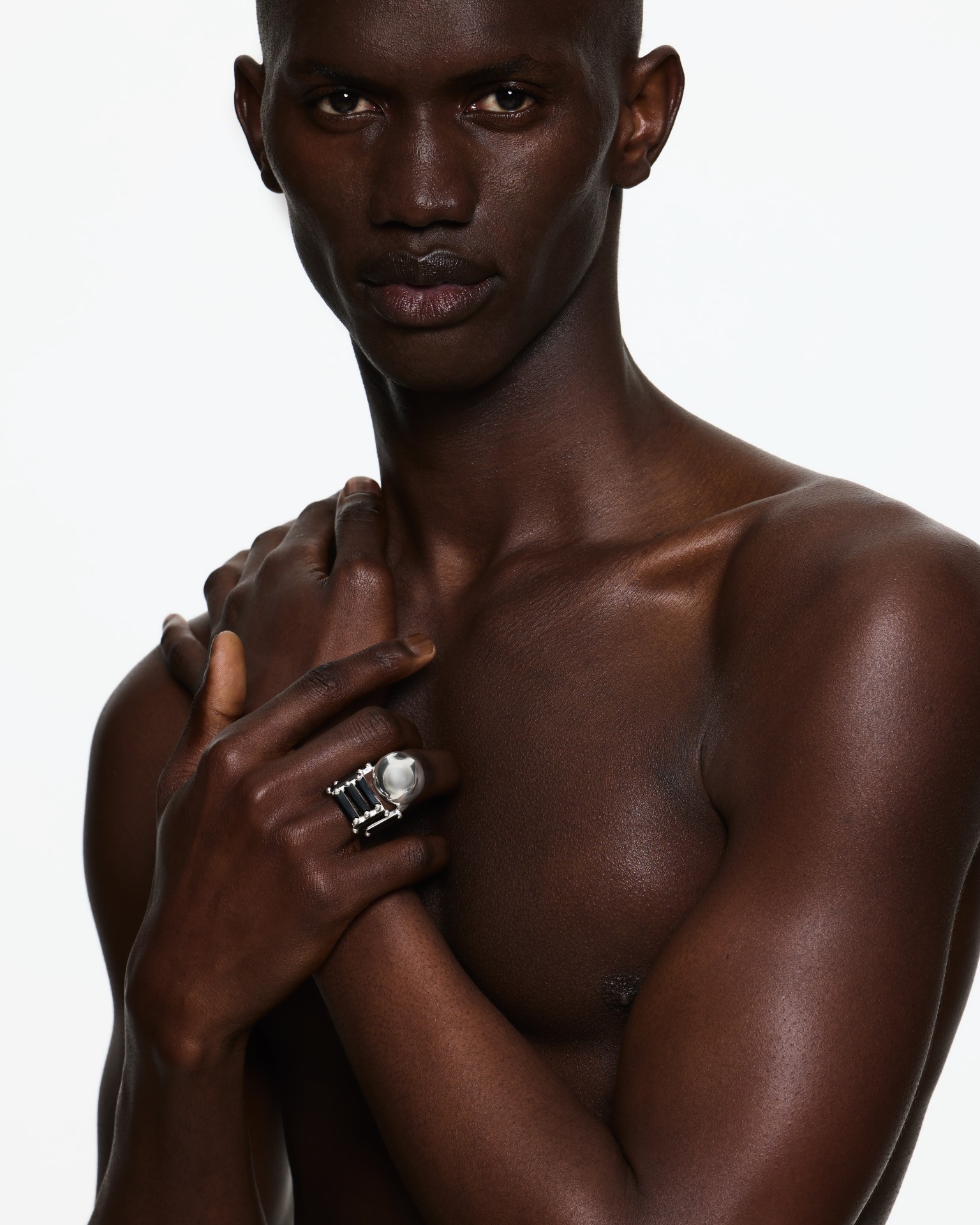 ARMADILLO ARMOUR RING IN BLACK