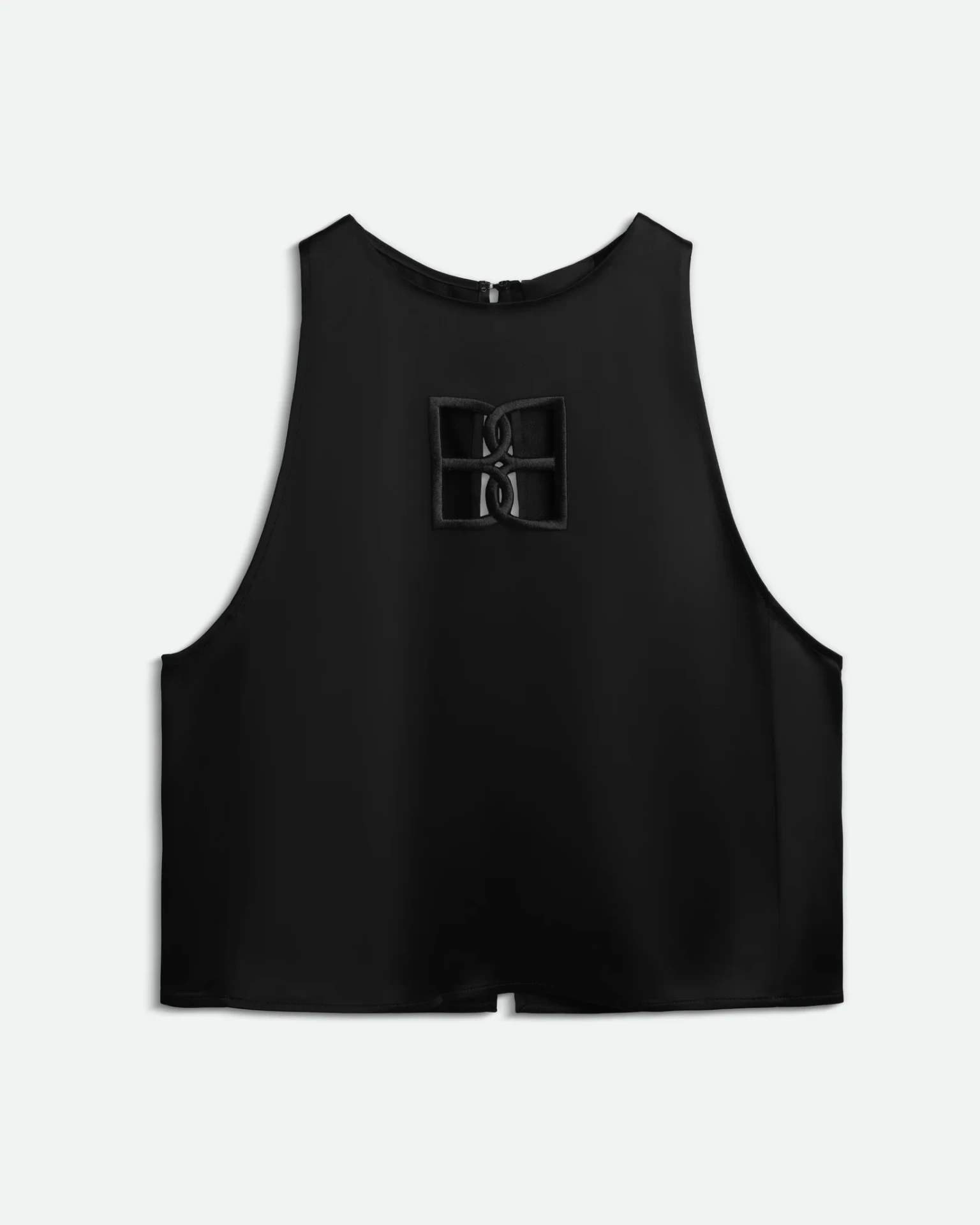 BB MONOGRAM TOP IN BLACK