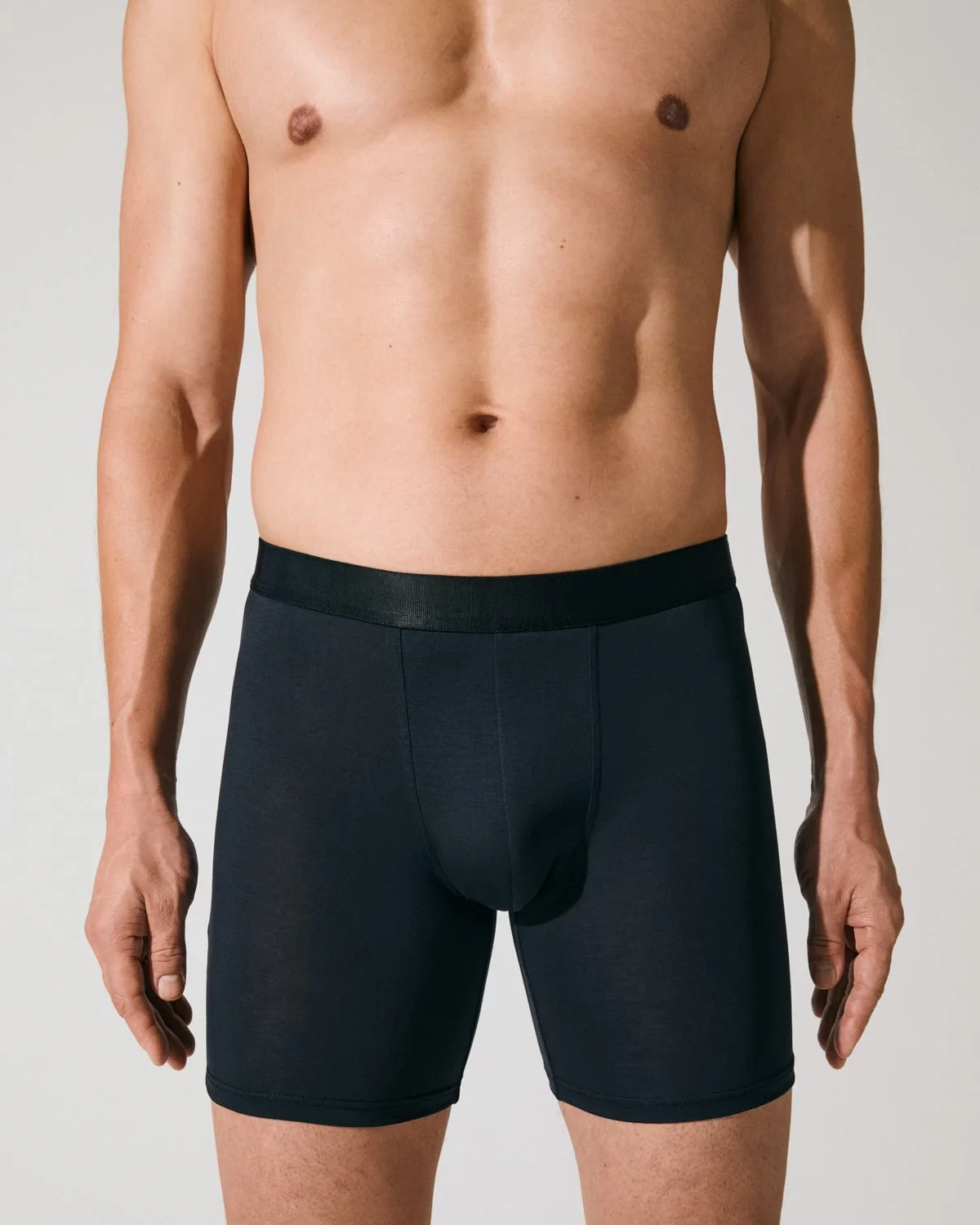 LONG BOXER BRIEF IN DARK NAVY