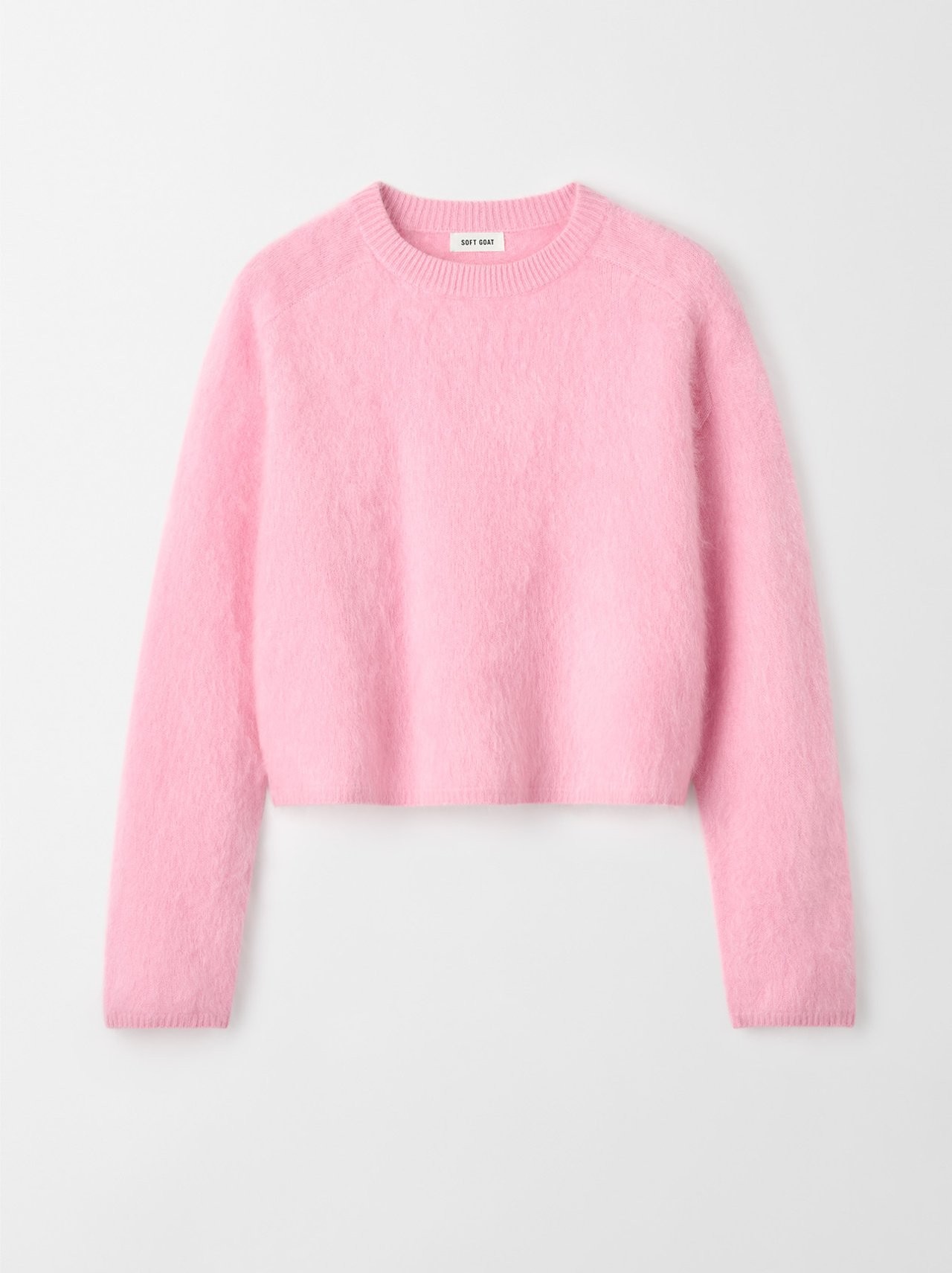 BRUSHED CREWNECK IN PINK