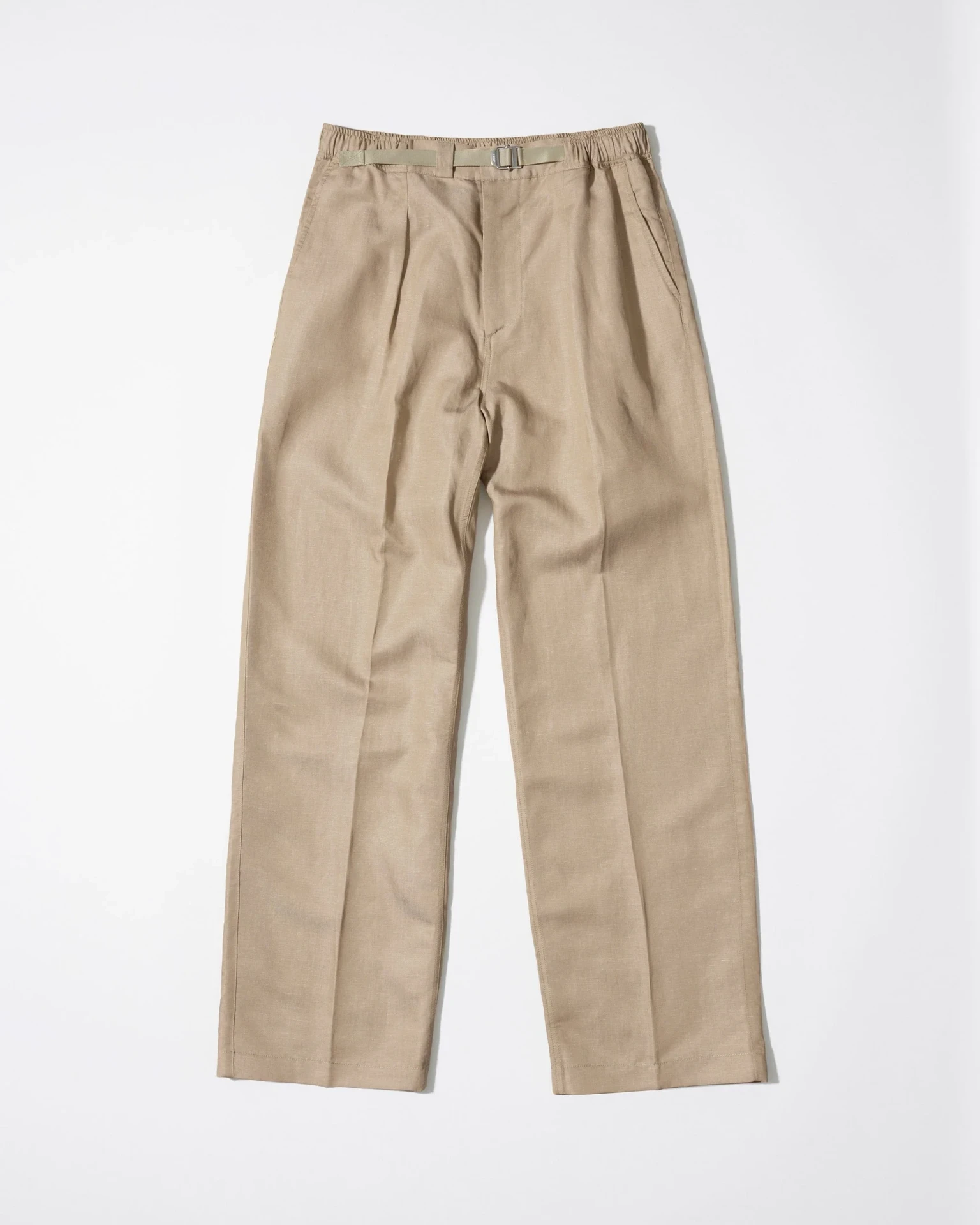 CAMP COLLAR SHIRT AND TROUSERS IN HAZEL BEIGE