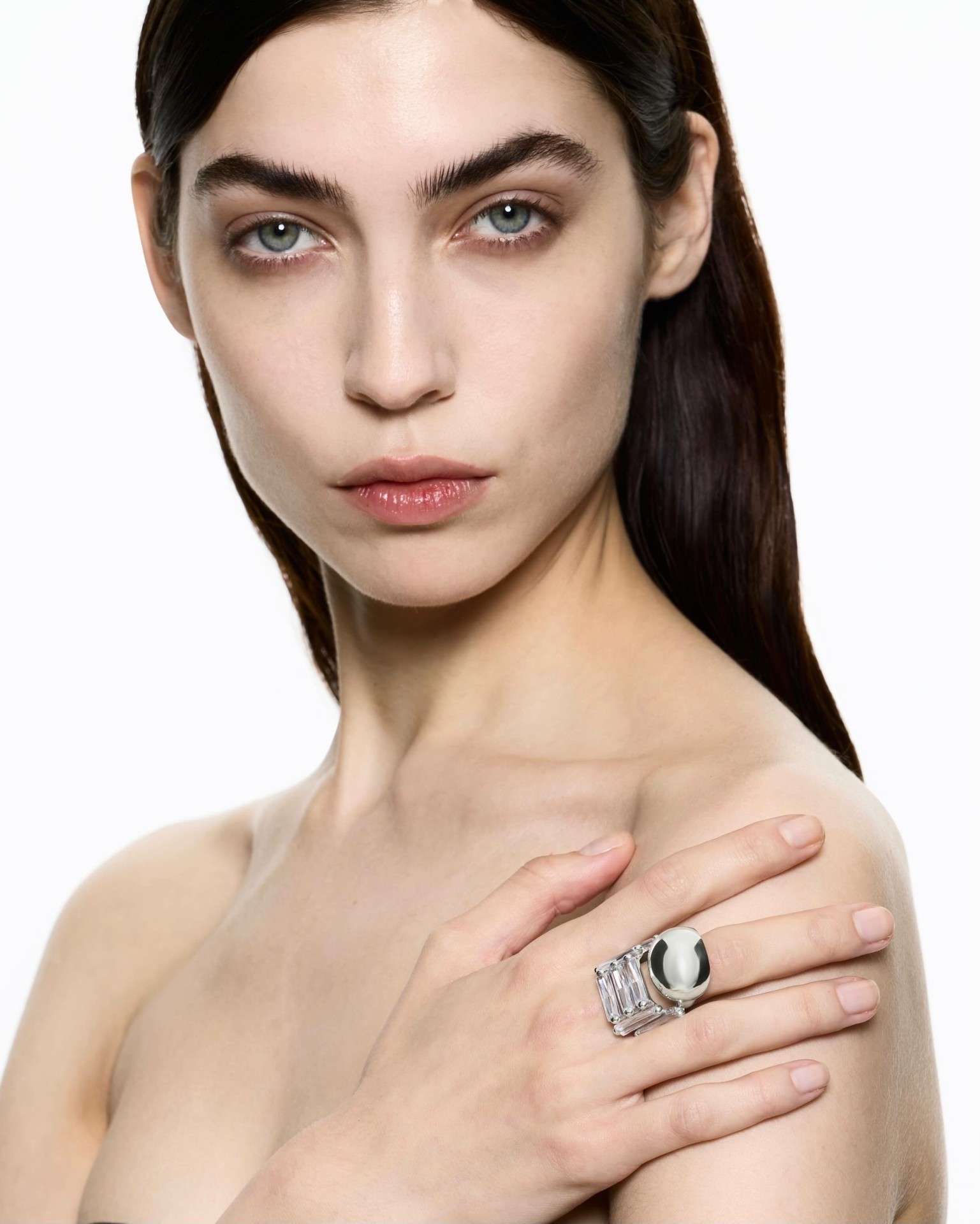 CLEAR ARMADILLO ARMOUR RING