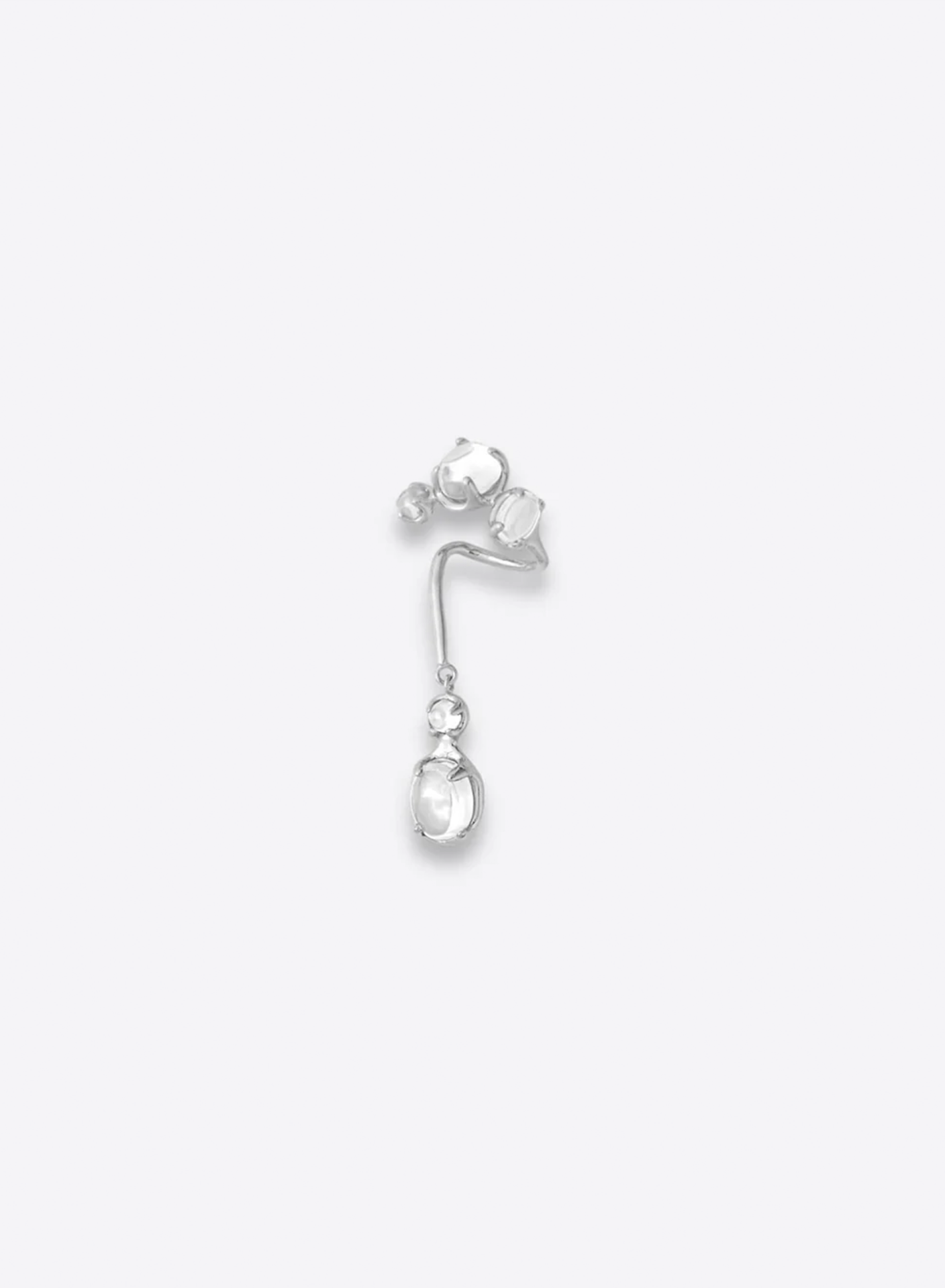 CLEAR DRIP EAR CUFF