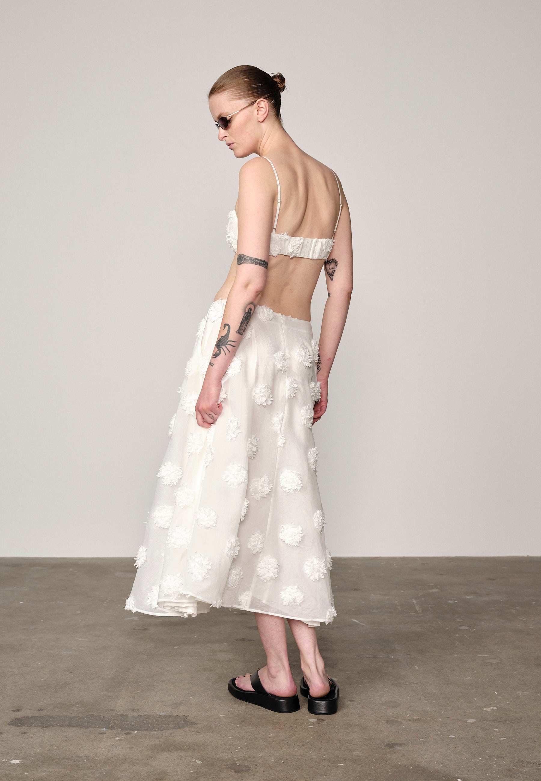 WILLIAM SKIRT IN WHITE