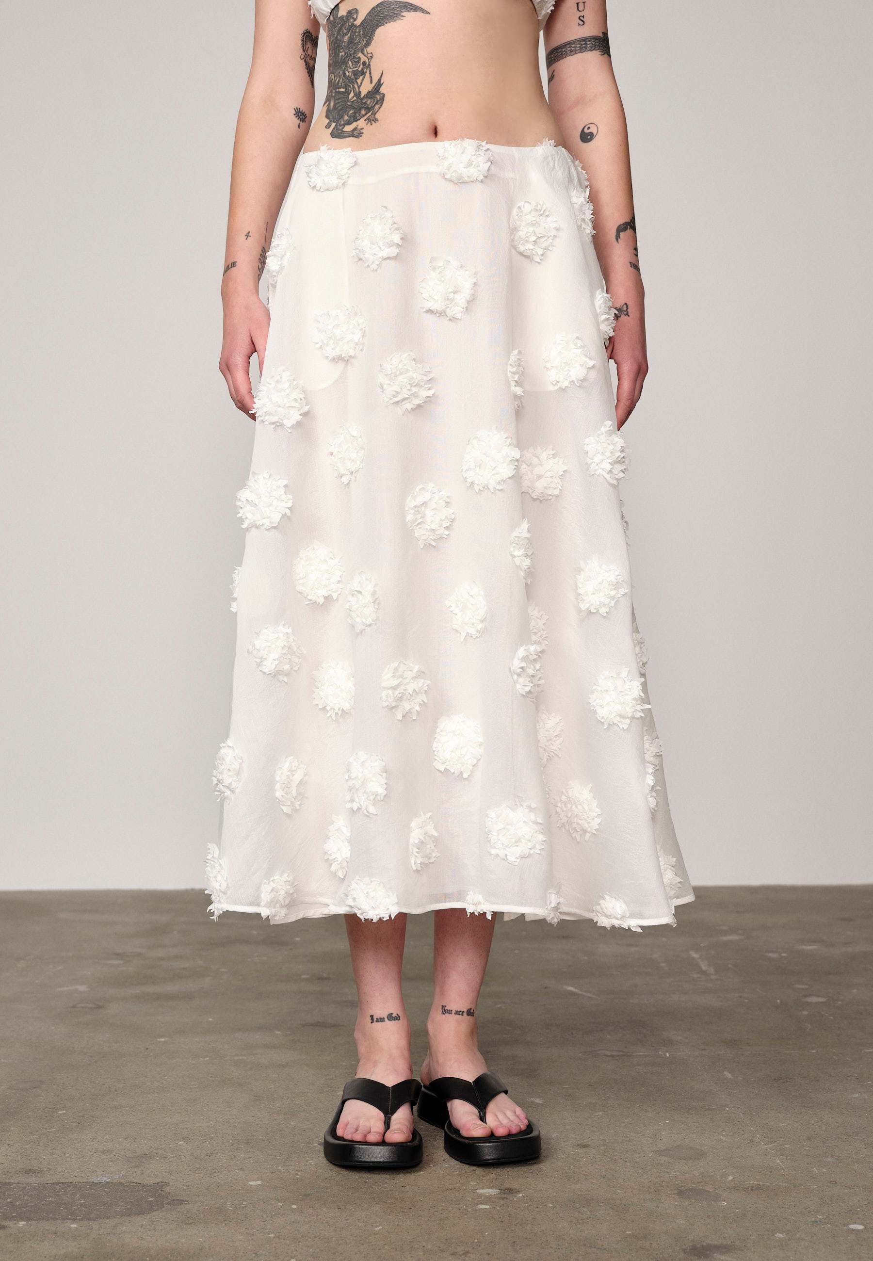 WILLIAM SKIRT IN WHITE
