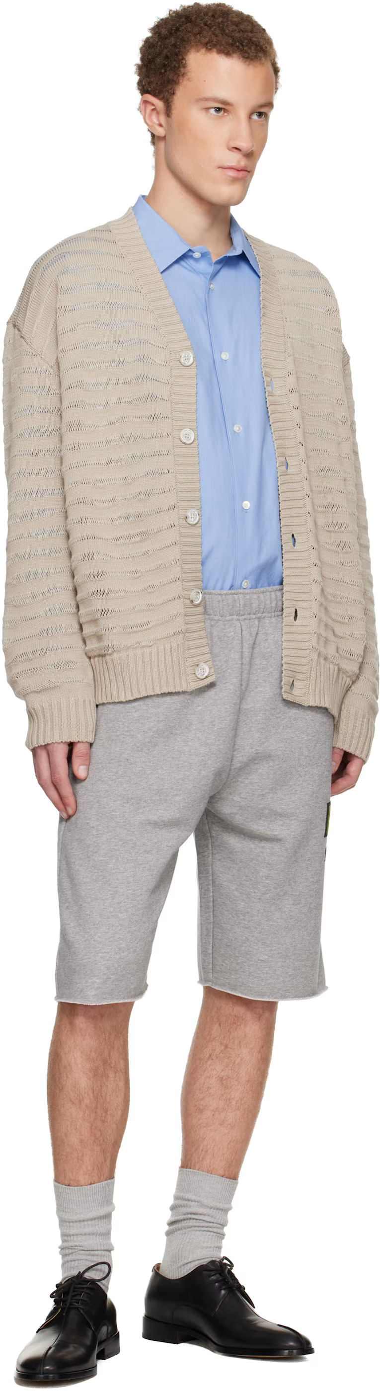 SHORTS LIGHT GREY MELANGE 