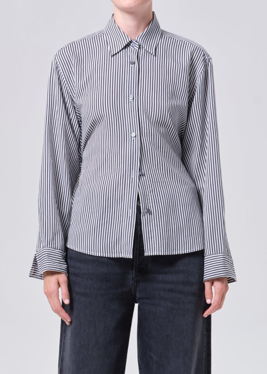 THEO SHIRT IN SOLENE STRIPE 