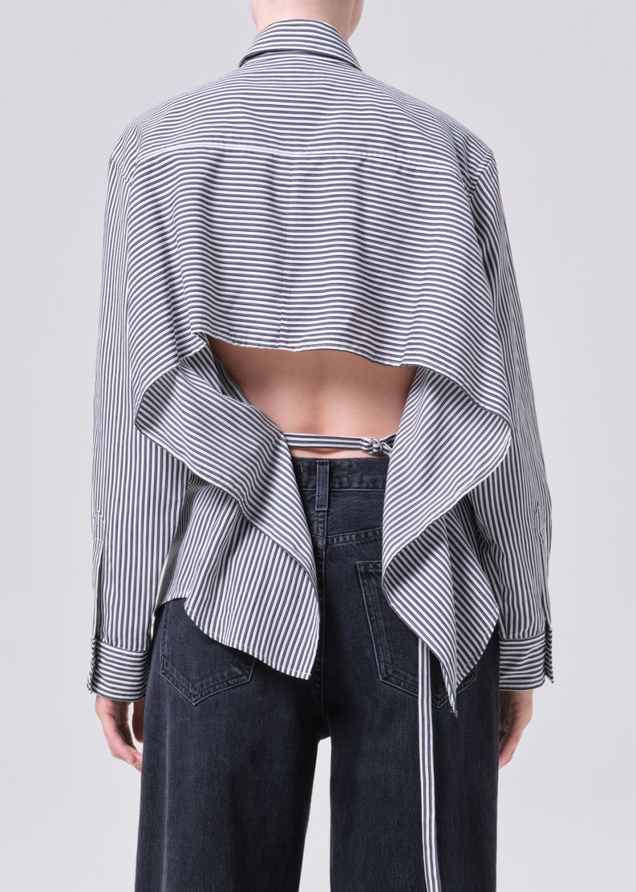 THEO SHIRT IN SOLENE STRIPE 