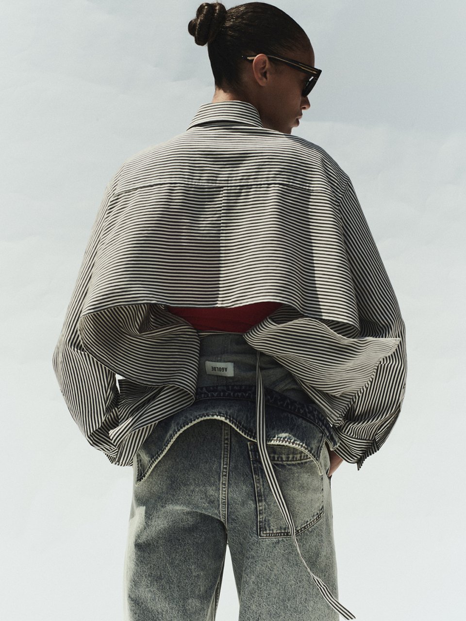 THEO SHIRT IN SOLENE STRIPE 
