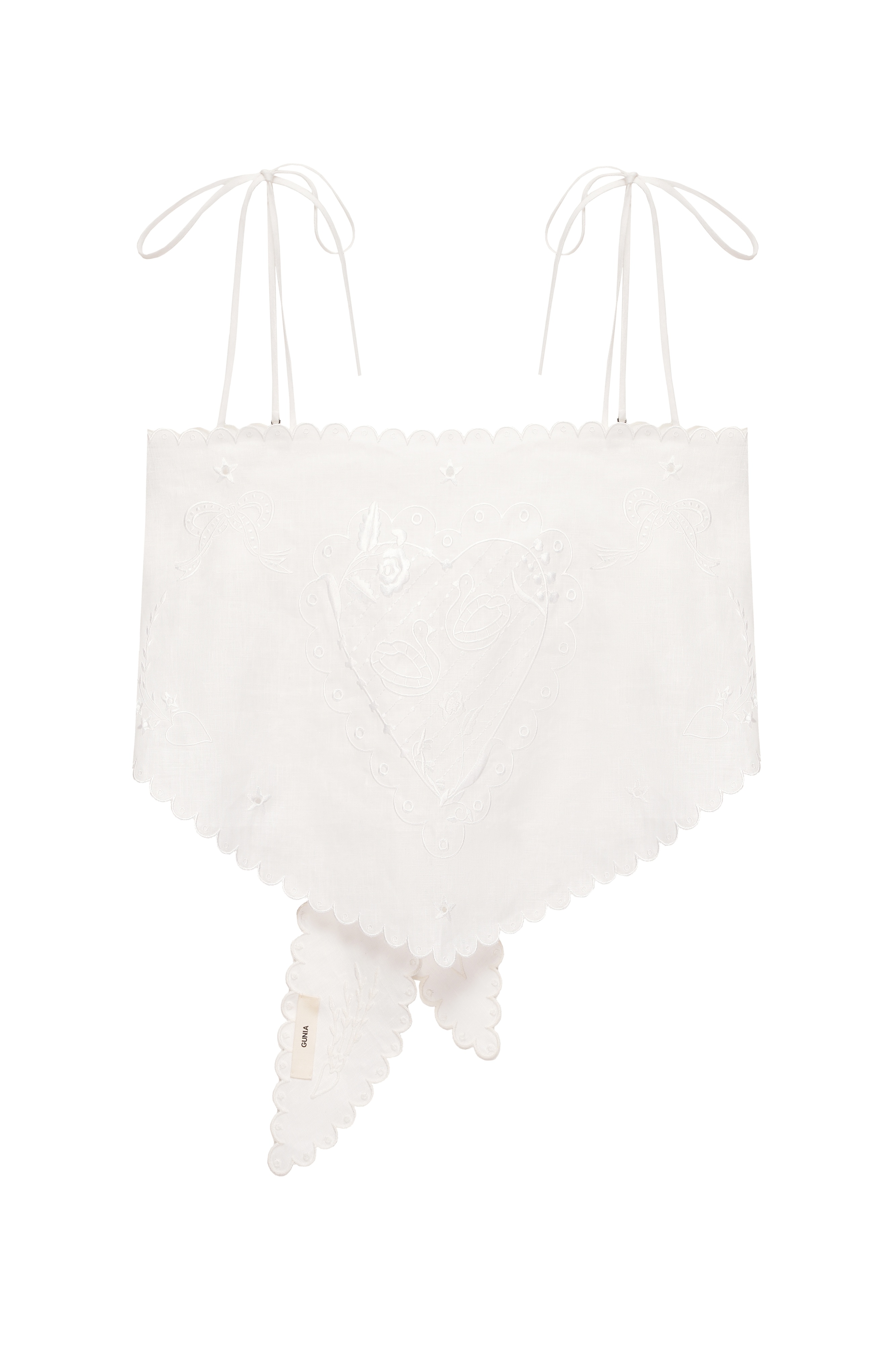 LYBID BANDANA TOP IN MILK