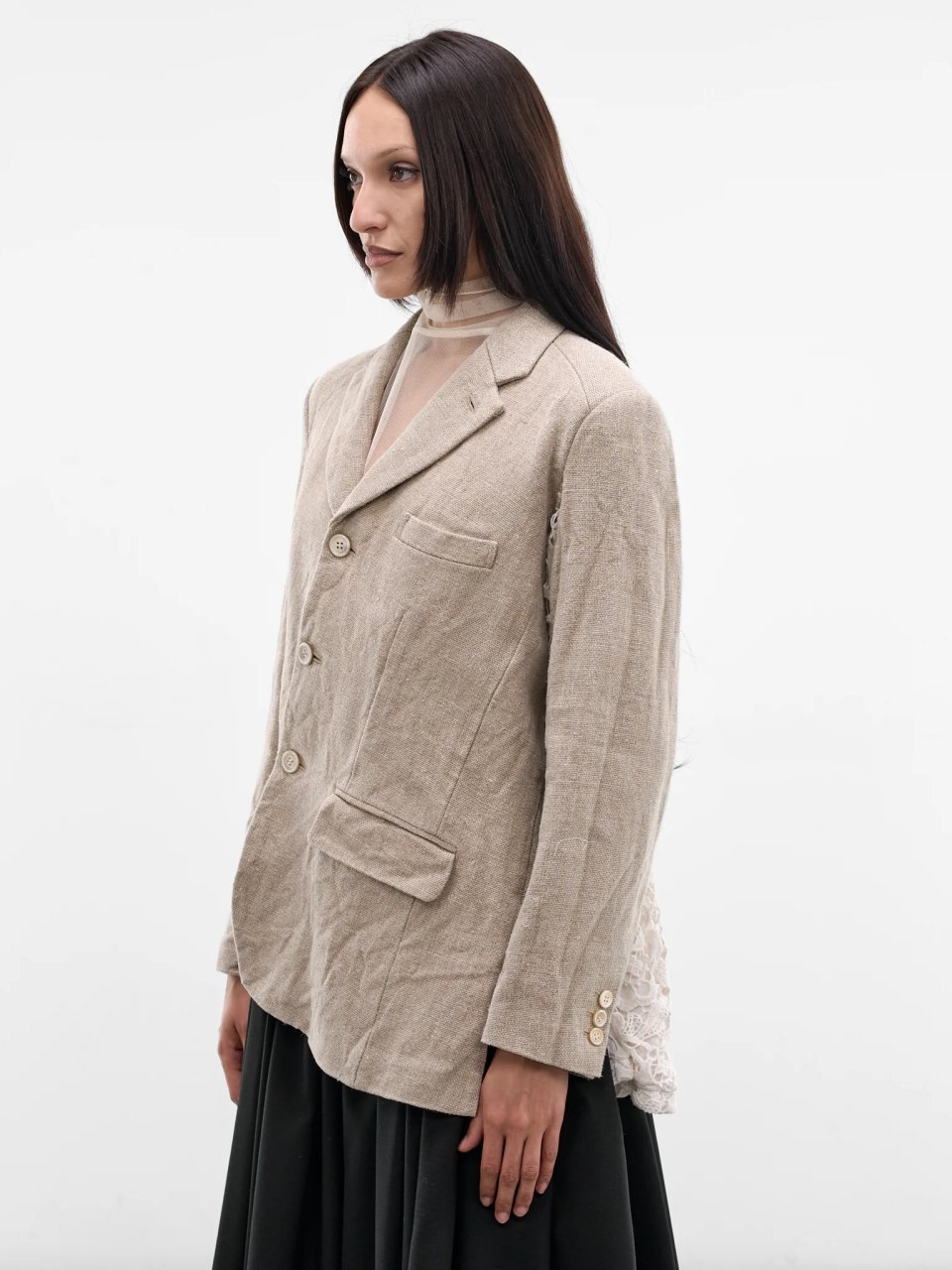 JACKET IN ECRU