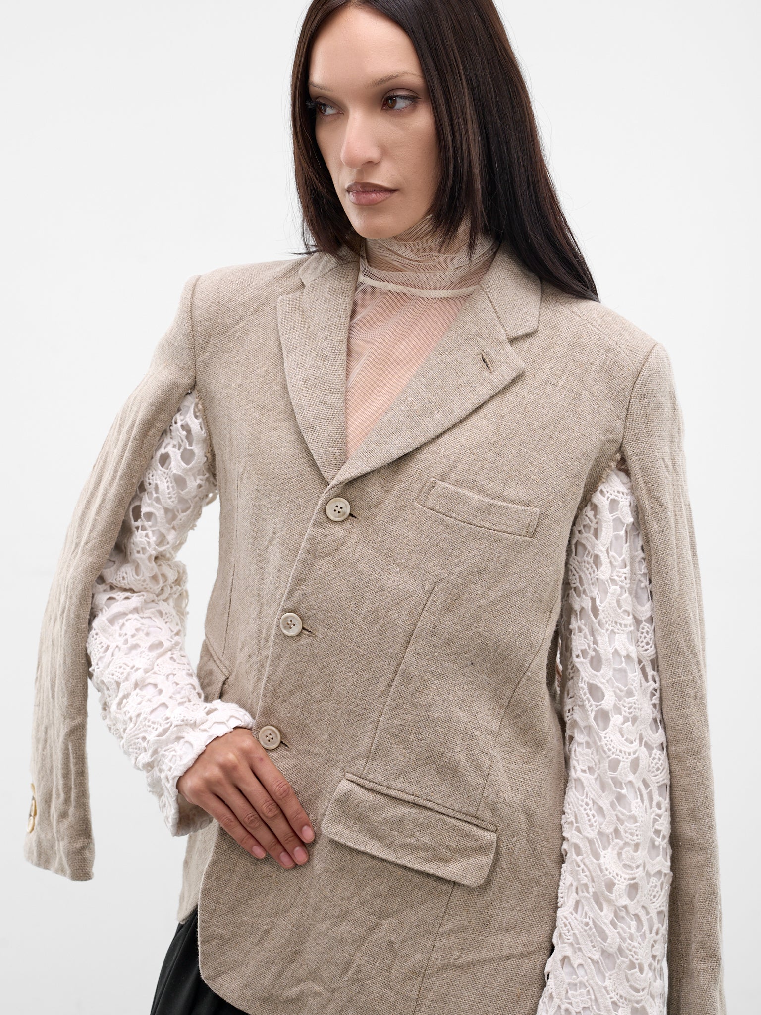 JACKET IN ECRU
