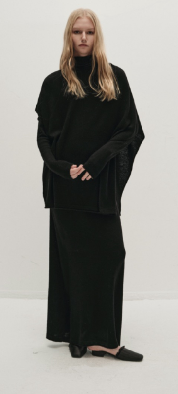 KALA FLAP DRESS IN NAVY