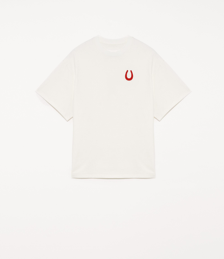 CNY T-SHIRT CN SS EMB PORCELAIN