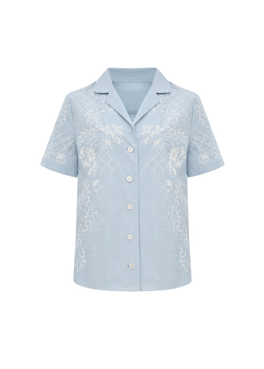 SHIRT WITH TYN EMBROIDERY