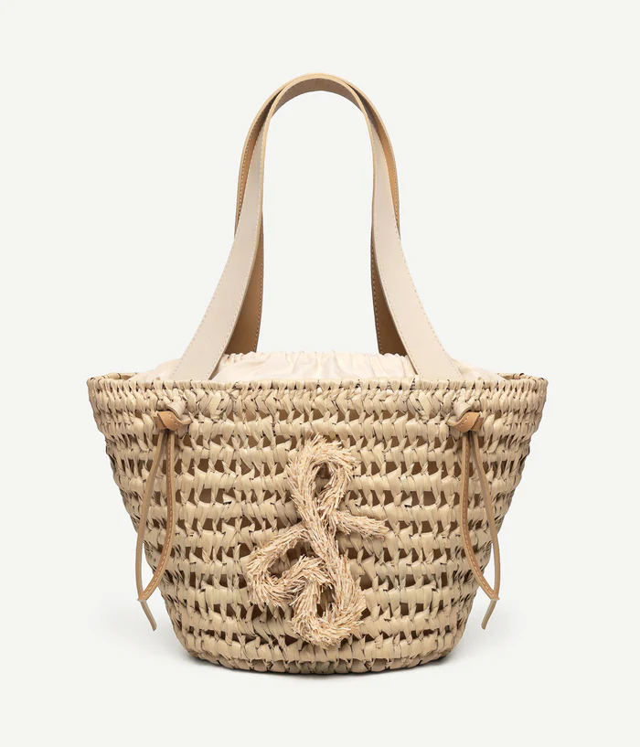 TOTE BAG IN NATURAL STRAW