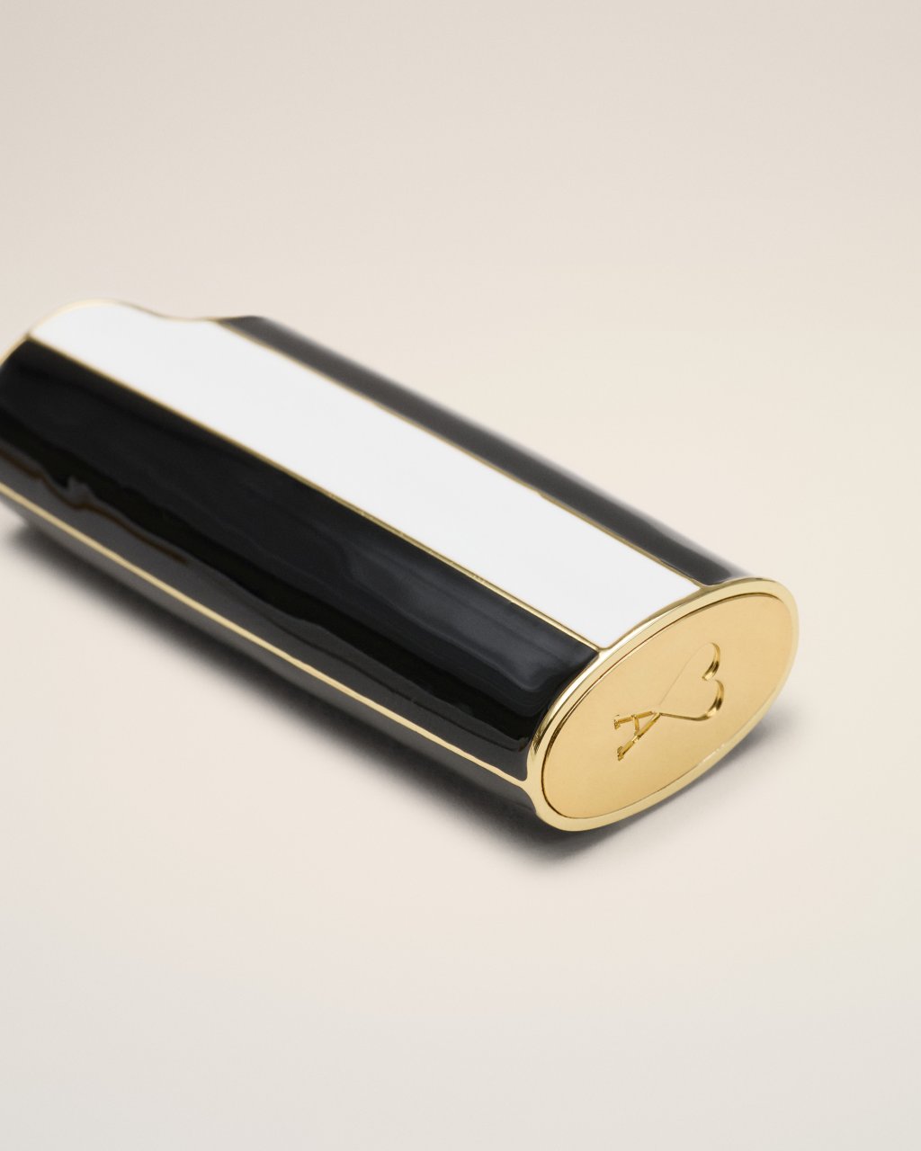 AMI DE COEUR BRIQUET HOLDER IN OR/NOIR/BLANC CREME