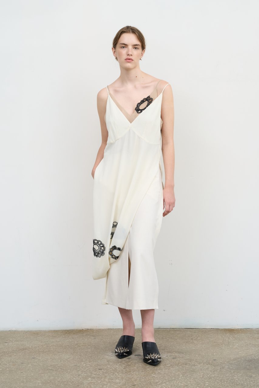 SHEER EMBROIDERED CAMISOLE 