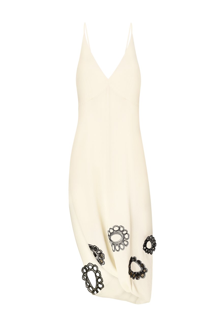 SHEER EMBROIDERED CAMISOLE 