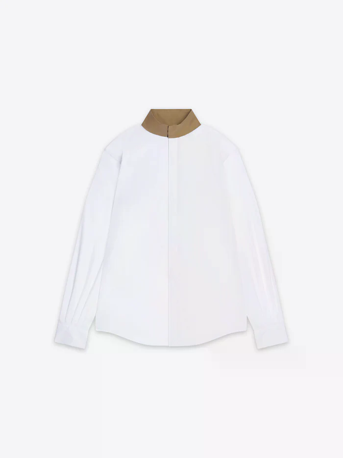 MEN'S COTTON SHIRT IN WHITE