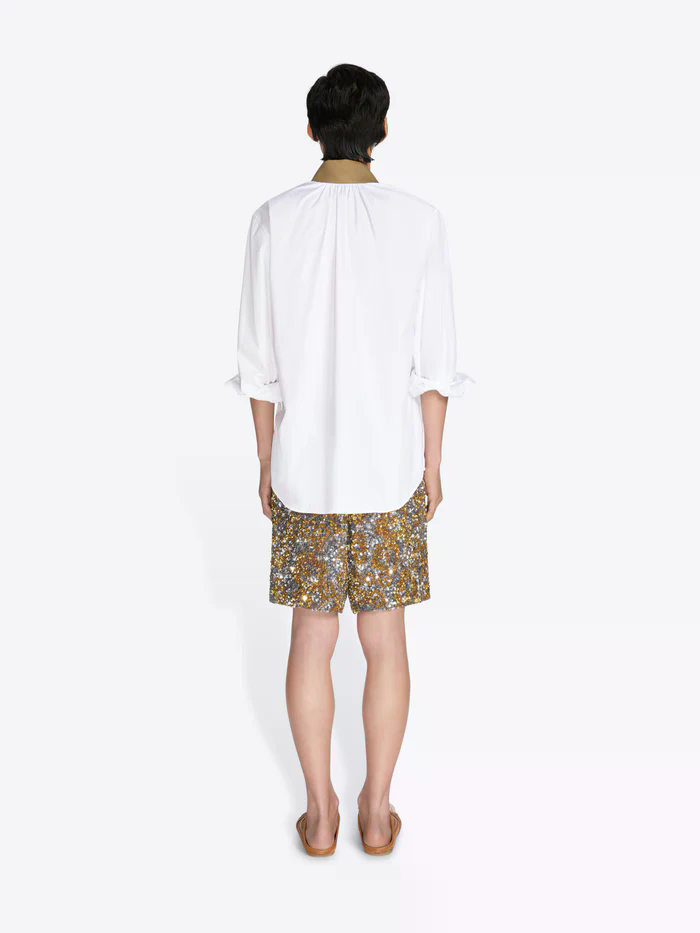 MEN'S COTTON SHIRT IN WHITE