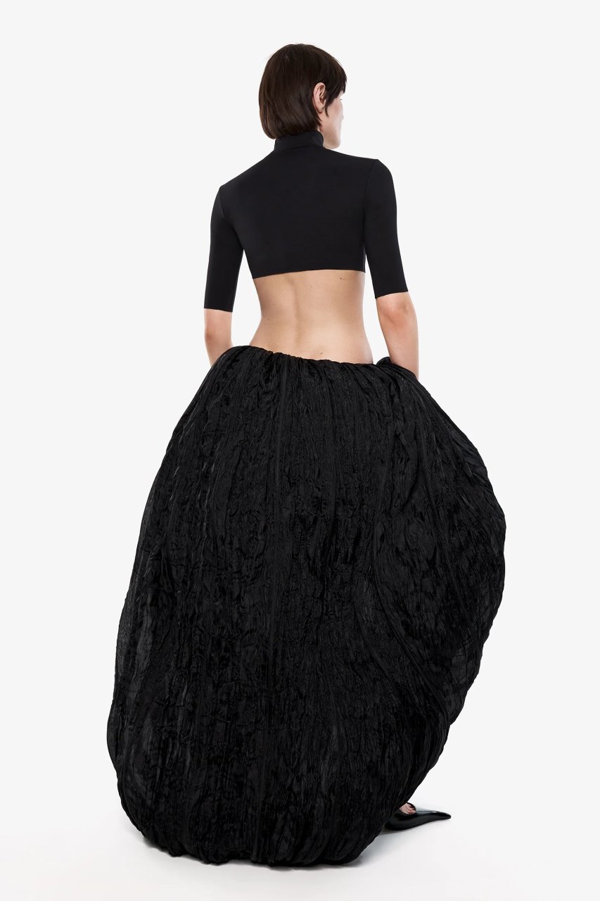BALLOON ORGANZA MAXI SKIRT