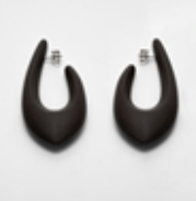 SPADA DROP EARRINGS IN BROWN